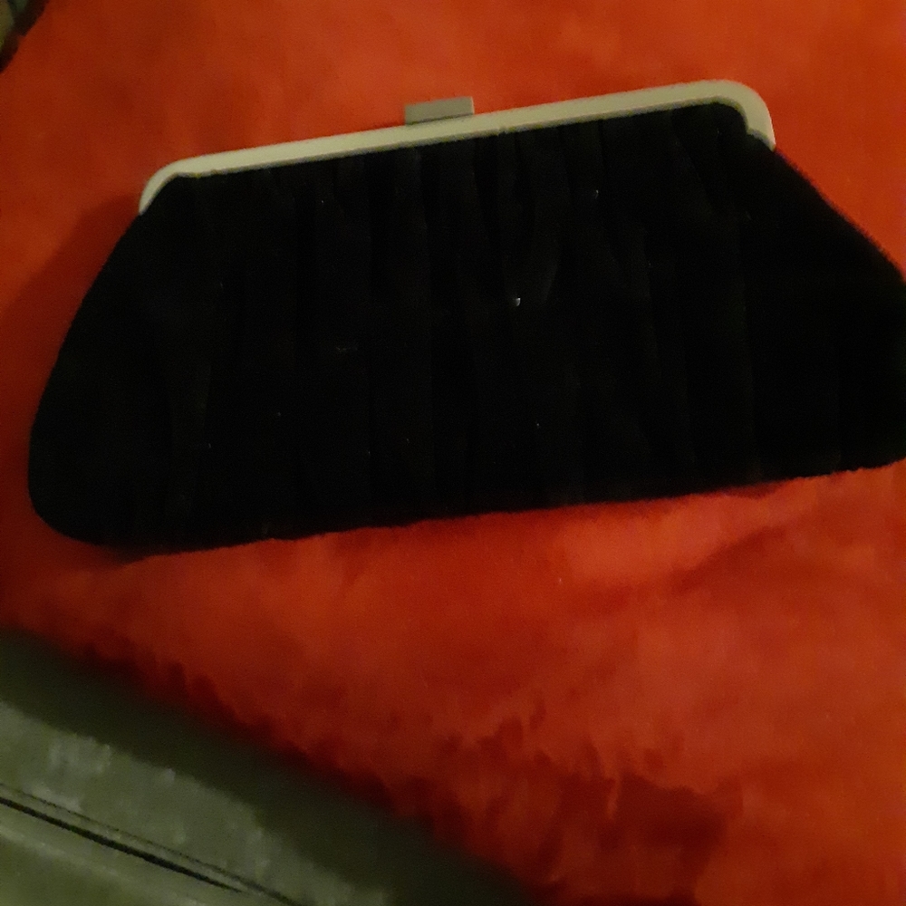 Mary Kay Black Velour Evening Purse